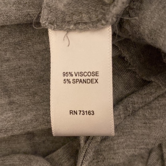 Basic grey tunic with long sides - Picture 4 of 4